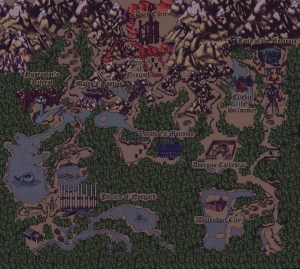 Blood Omen Legacy of Kain - map
